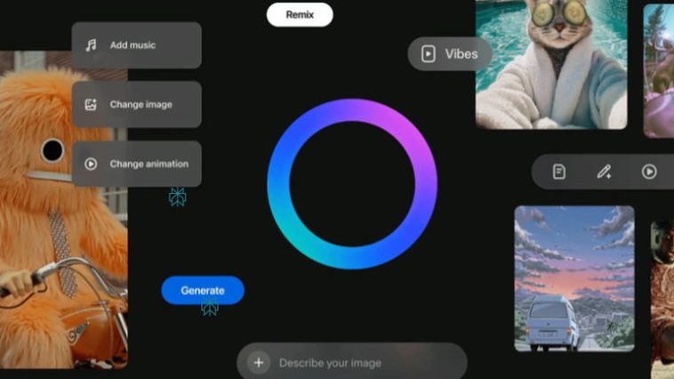 Meta lance Vibes en Europe : une plateforme de vidéos générées par IA inspirée de TikTok 1 Meta lance Vibes en Europe : un réseau de vidéos générées par IA imitant TikTok