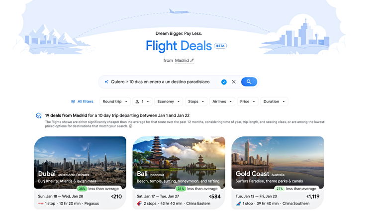 Organiser votre prochain voyage devient un jeu d'enfant grâce à Google et ses nouvelles fonctionnalités IA 2 Planifier votre prochain voyage sera beaucoup plus simple grâce à Google et ses nouvelles fonctionnalités IA