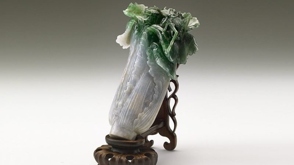 Pourquoi un légume est devenu l'œuvre d'art la plus prisée de Taïwan : l'incroyable histoire du chou en jade 2 Crédits: Musée National du Palais de Taipei / www.npm.gov.tw