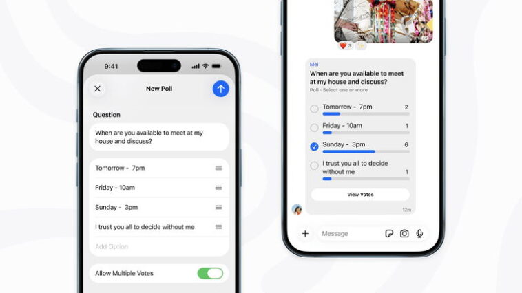 Signal, l'appli de messagerie sécurisée, enrichit ses fonctionnalités avec des sondages en groupes 1 Signal, l'application de communication sécurisée, élargit ses outils pour les utilisateurs : vous pourrez désormais créer des enquêtes dans les discussions de groupe
