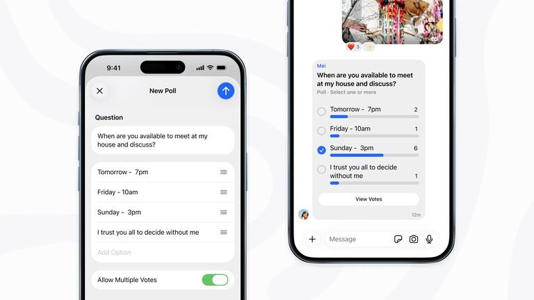 Signal, l'appli de messagerie sécurisée, enrichit ses fonctionnalités avec des sondages en groupes 2 Signal, l'application de communication sécurisée, élargit ses outils pour les utilisateurs : vous pourrez désormais créer des enquêtes dans les discussions de groupe