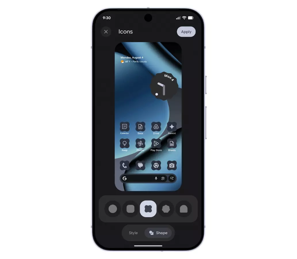 Toutes les nouveautés d'Android 16 QPR2 qui arrivent sur les mobiles 3 Estilo de interfaz en Android 16