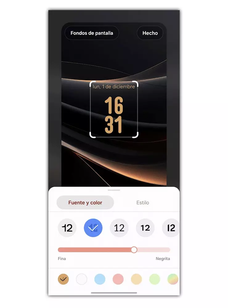 Secrets de Samsung pour personnaliser l'écran de verrouillage sur One UI 4 Styles d'horloge pour mobiles Samsung
