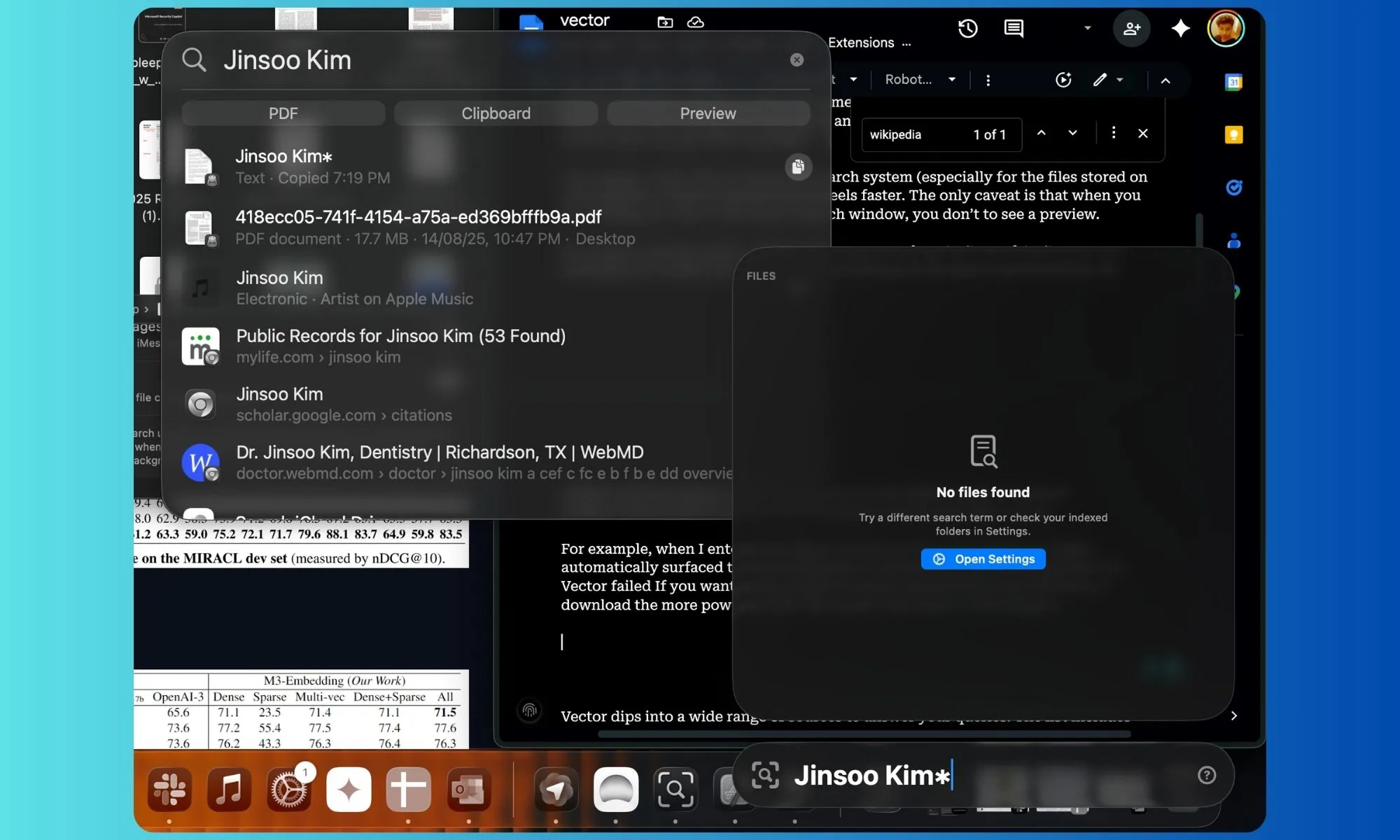 J'aimerais qu'Apple crée cet outil Mac, il est bien meilleur que Spotlight et tu devrais absolument l'essayer 9 Comparaison de Spotlight avec l’application Vector pour Mac.