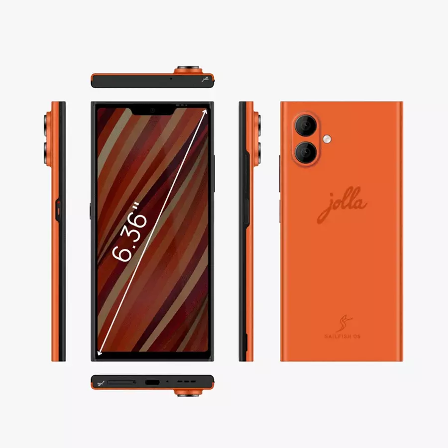 L'Europe crée son propre smartphone pour rivaliser avec les téléphones chinois et américains 3 Design du Jolla Phone 2025
