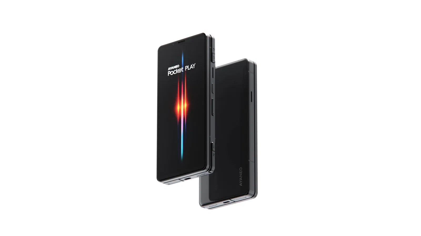 Frontal et arrière de l'AYANEO Pocket Play