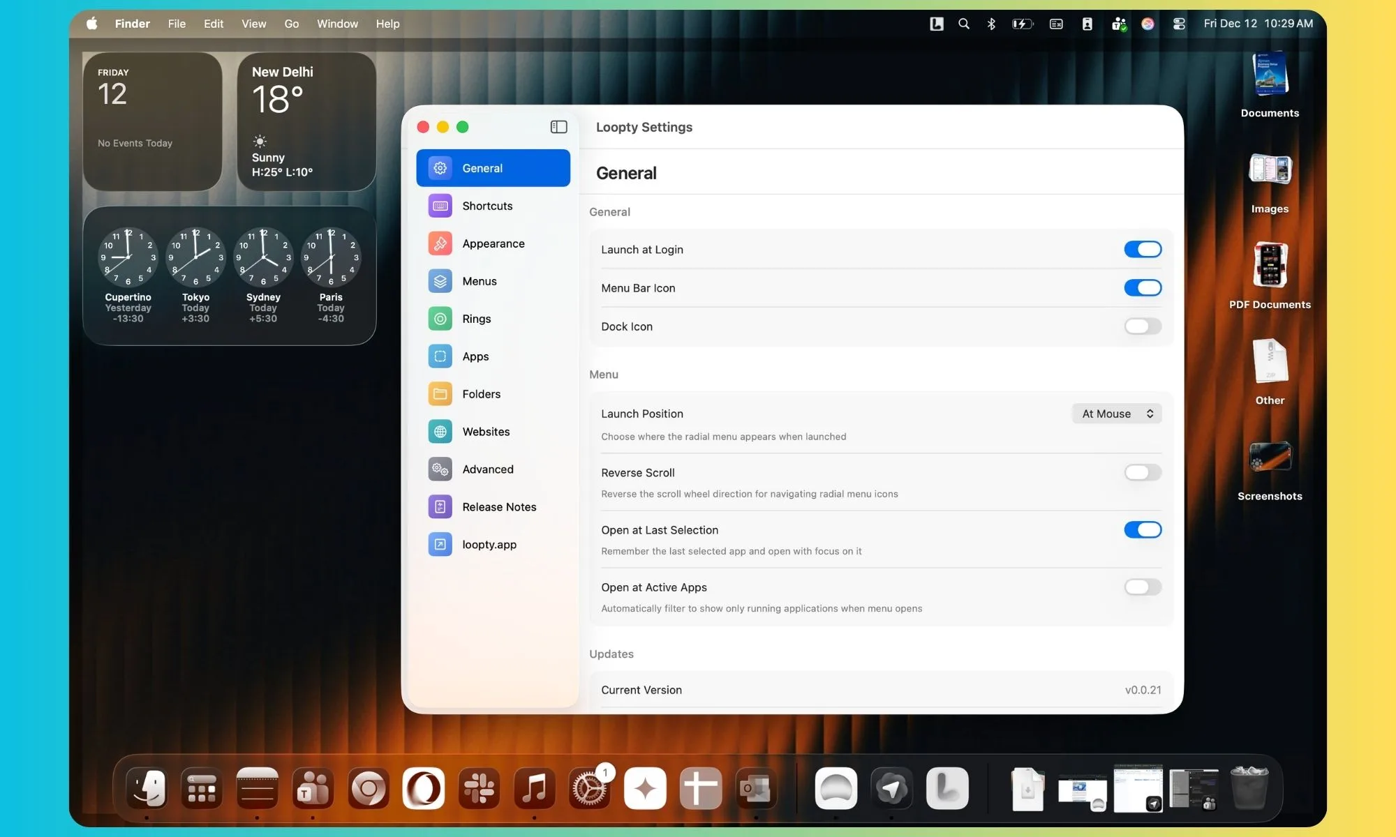 J'ai découvert un outil Mac que vous allez adorer : un dock élégant avec des astuces supplémentaires 8 Switch d’applications Loopty pour Mac