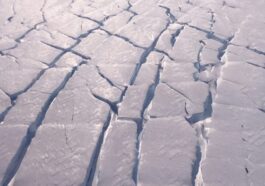 Fissures sur le glacier Thwaites