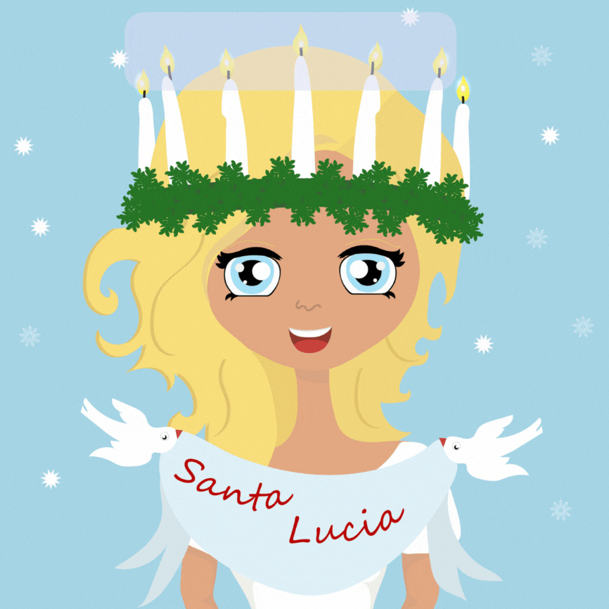 Sainte Lucie 2025 : images et GIF gratuits à envoyer pour des vœux le 13 décembre 8 Image