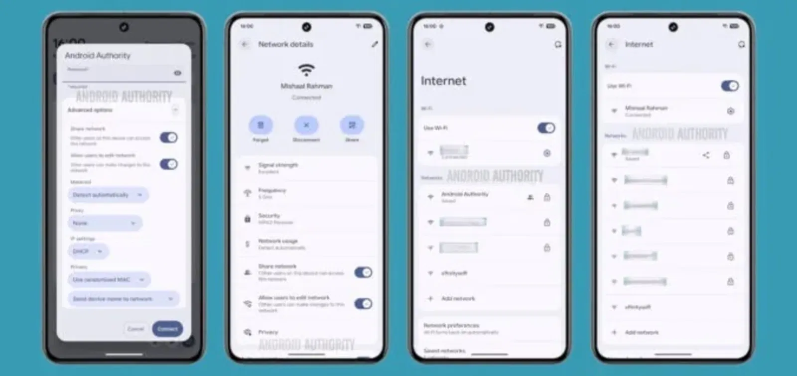 Android teste une fonction pour désactiver le partage du Wi-Fi sur les téléphones avec plusieurs profils 3 Réglages du Wi-Fi sur Android