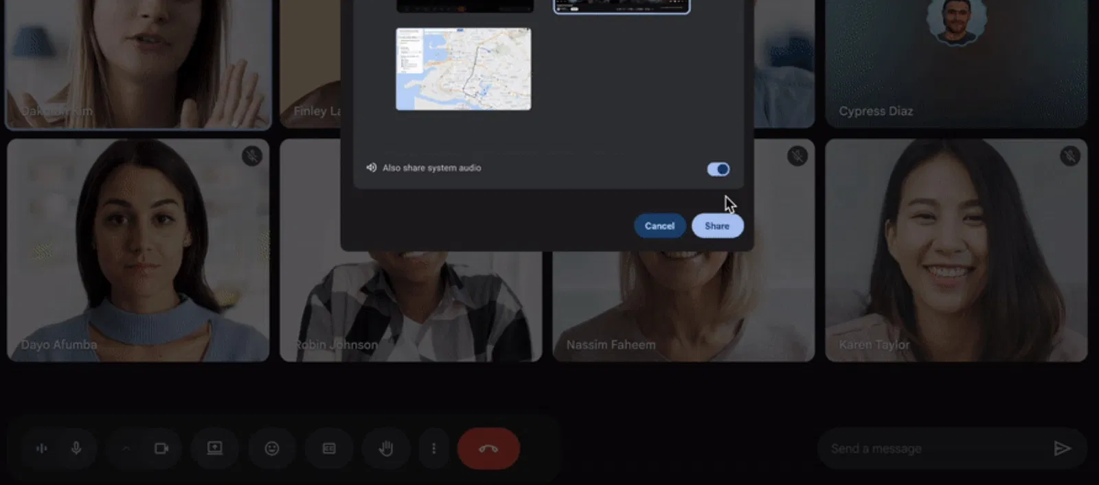 Une nouvelle mise à jour de Google Meet améliore le son lors du partage d'écran 3 Partager l'écran sur Google Meet