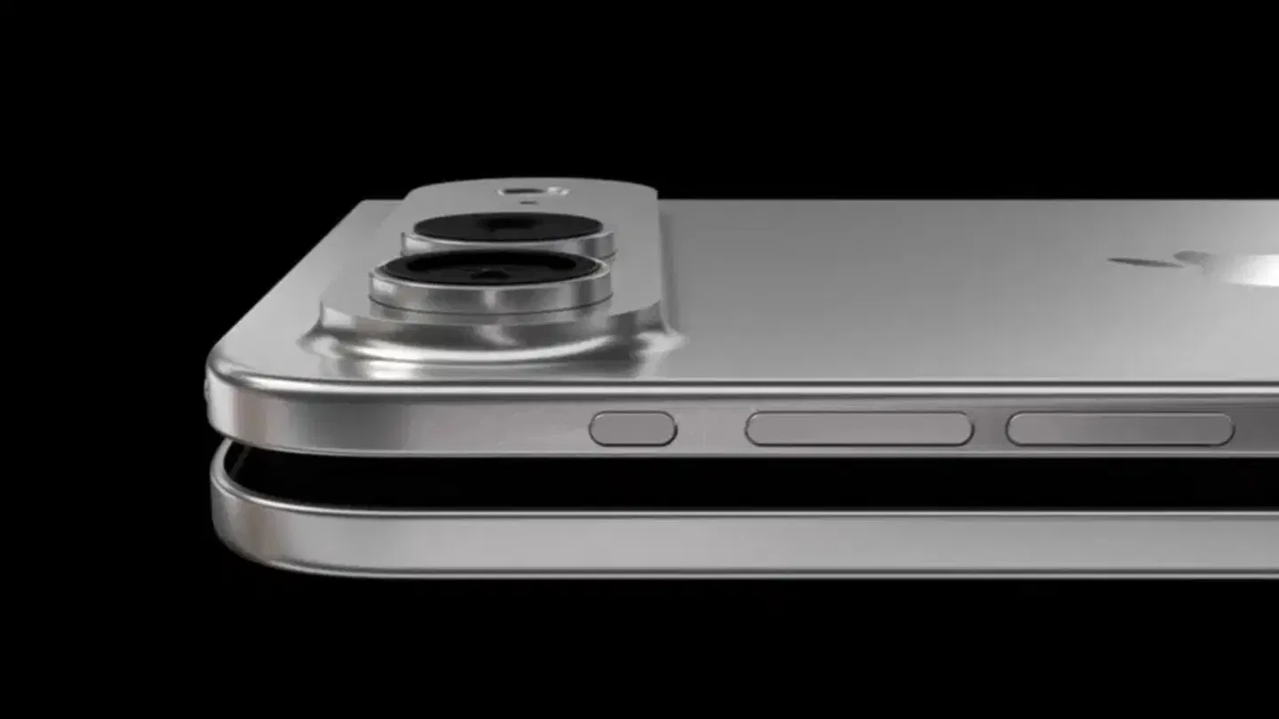 Concept de l'arrière de l'iPhone Fold