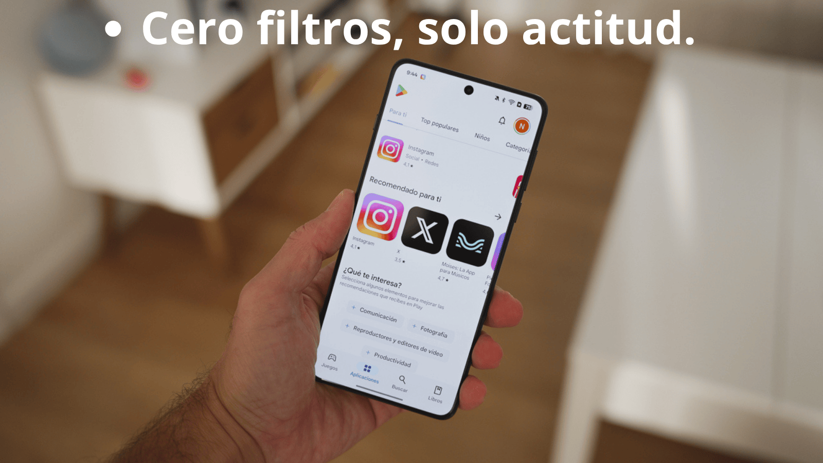 50 phrases originales ou amusantes à publier sur les photos d'Instagram 2 Cero filtros, solo actitud.