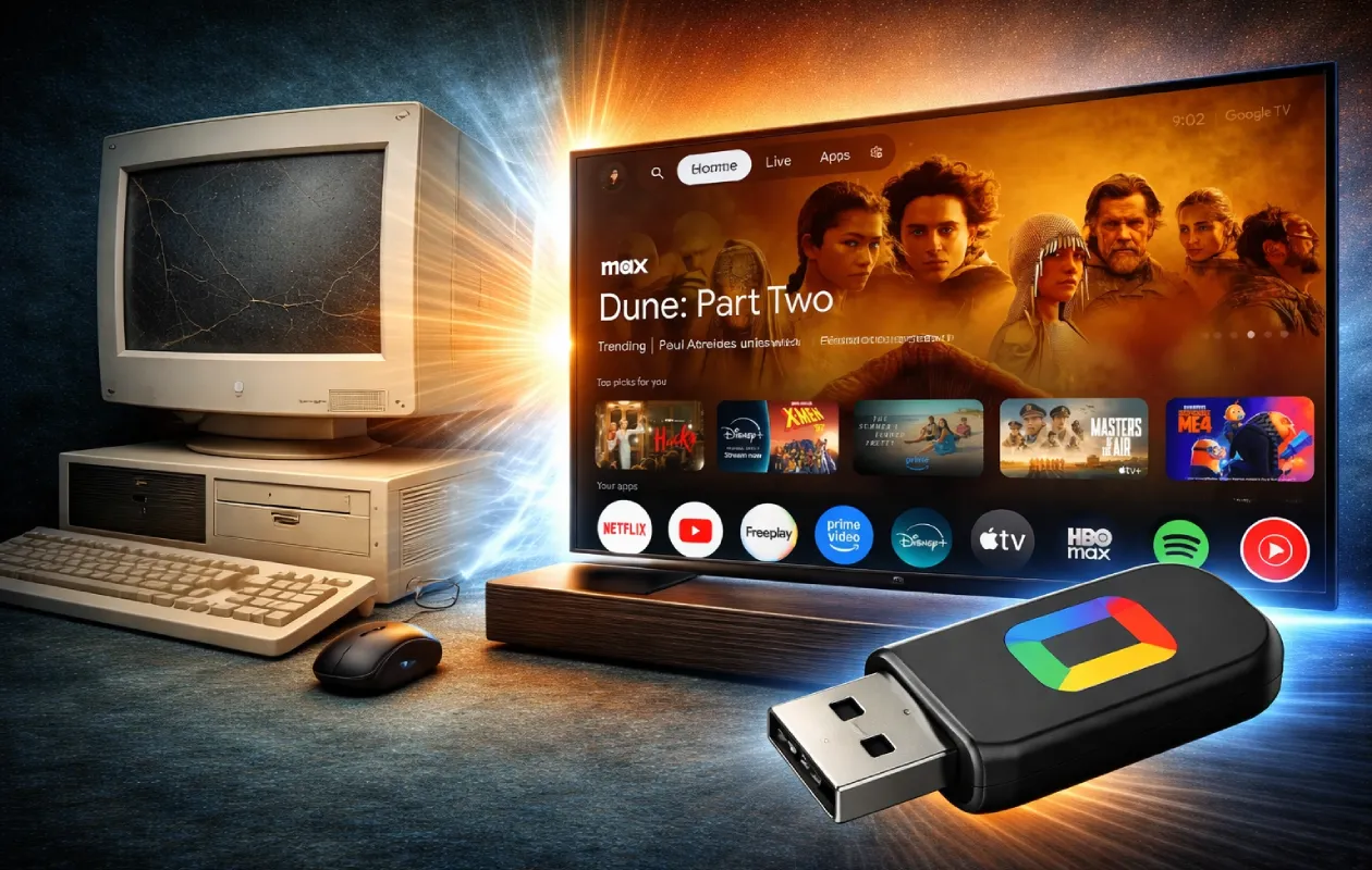 Cette astuce transforme votre vieux PC en une Smart TV puissante