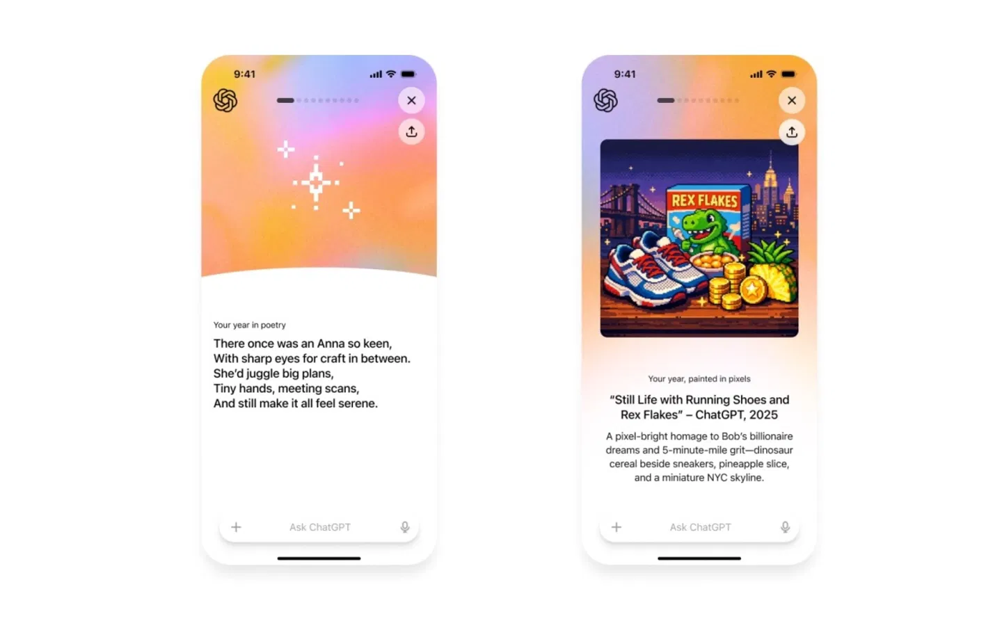 ChatGPT lance son propre 'Wrapped' à la manière de Spotify : découvre comment le voir 3 Résumé de l'année dans ChatGPT