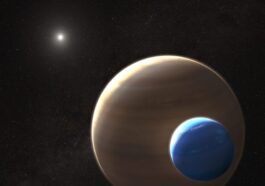 Découverte de la première exolune : une lune au-delà de notre système solaire, révélations d'une étoile déchue 67 Illustration d'une possible exolune autour de l’exoplanète Kepler–1625b. Crédit : NASA, ESA, et L. Hustak (STScI)
