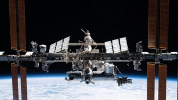 La Station Spatiale Internationale exploite pleinement son potentiel : tous les huit ports d'amarrage sont en activité 12 La Station Spatiale Internationale (ISS) restera opérationnelle jusqu'en 2030 / Crédit : NASA