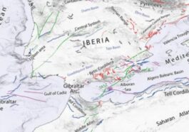 SCIENCE DIRECT | Image de l'étude "Nouvelles perspectives sur la géodynamique active de l'Iberia et du Nord-Ouest de l'Afrique à partir des champs de stress sismique et de taux de déformation géodétique"