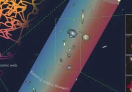 Le filament cosmique rotatif découvert par l'Université d'Oxford : c'est la plus grande structure tournante jamais observée dans l'univers / Crédit : Lyla Jung/Université d'Oxford