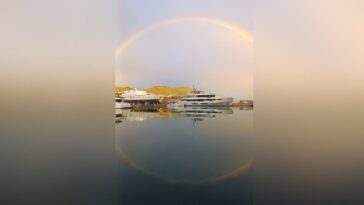 La spectaculaire photo de l'arc-en-ciel formant un cercle parfait en Ligurie : "Il a duré une heure et demie" 7 Le cercle parfait de l'arc-en-ciel en Ligurie. Crédit : Gabriella Motta
