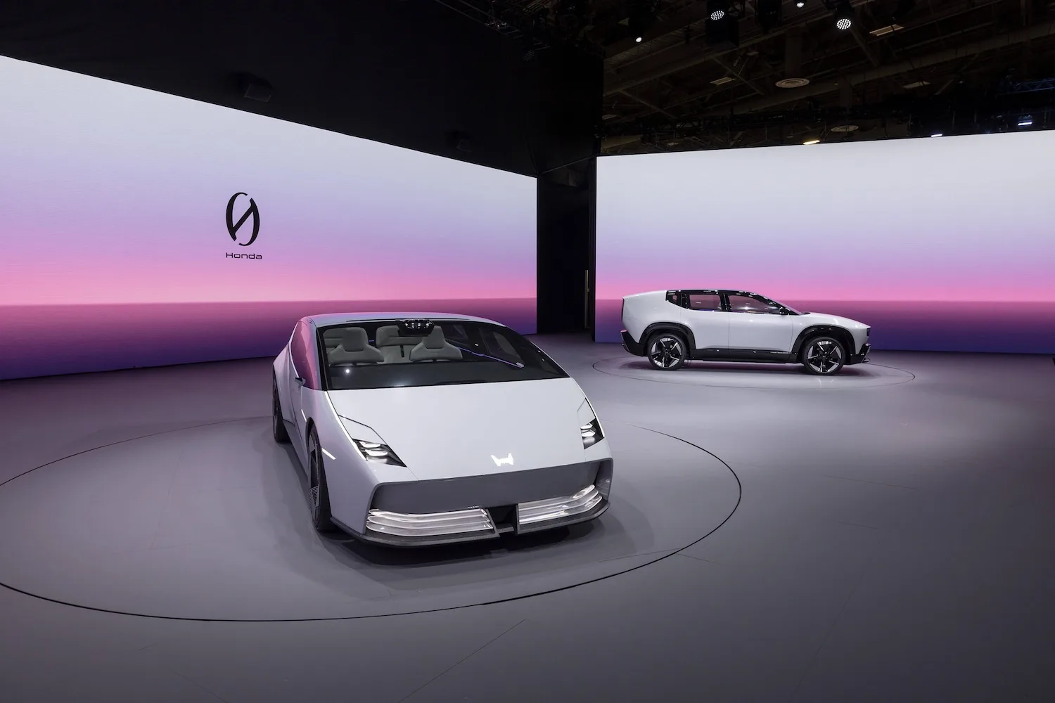 Prototypes de la série Honda 0 au CES 2025.