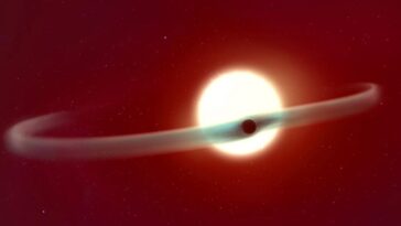Le mystère de la planète Tylos et ses deux immenses queues : les modèles physiques n'en expliquent qu'une seule 25 Représentation artistique de la planète extrasolaire Tylos et de ses deux énormes queues. Crédit : B. Gougeon/UdeM