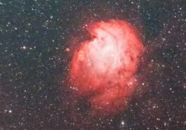 La Nebulosa Testa di Scimmia fotografata nel cielo dei Castelli Romani.