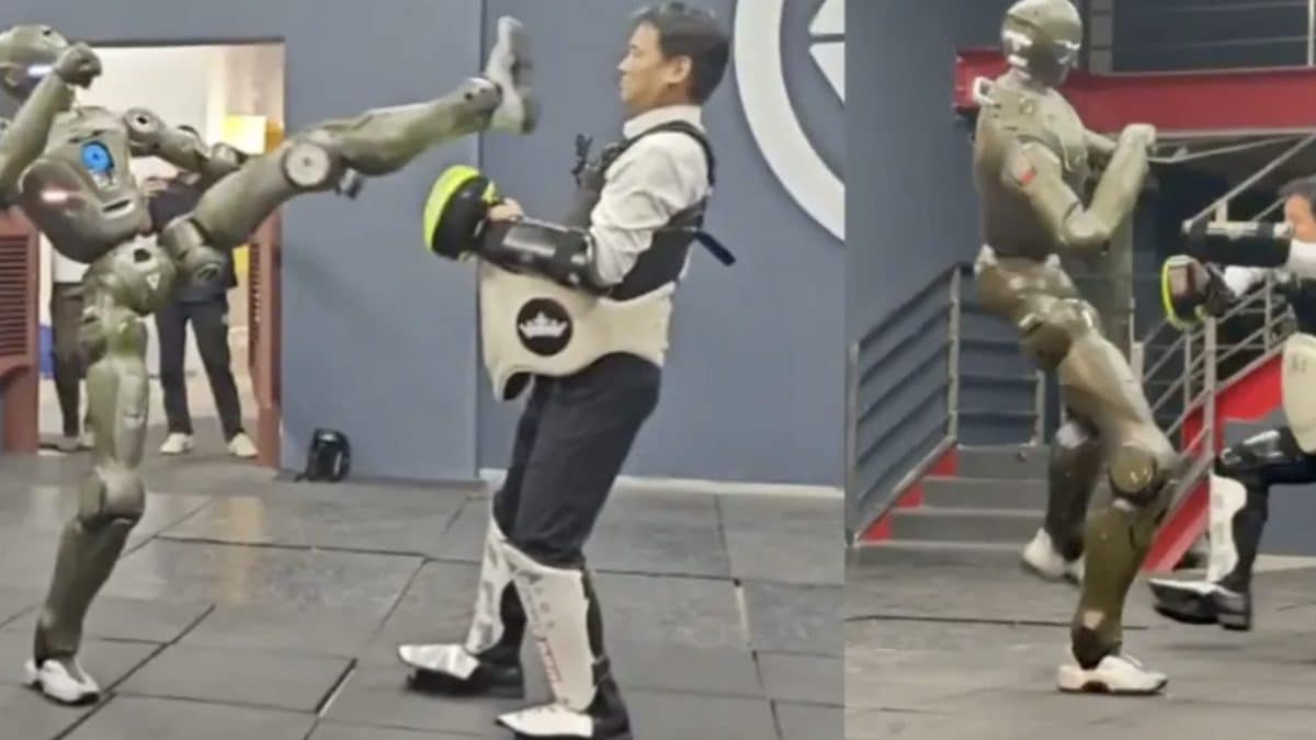 Un robot a frappé le PDG de l'entreprise : la vidéo choc de l'affrontement 2 Image