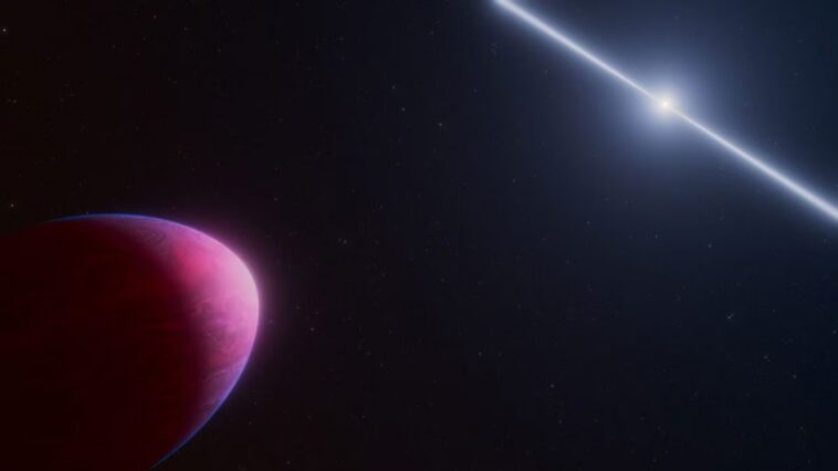 Une planète en forme de citron avec une atmosphère inédite : la découverte qui éblouit la NASA 1 Illustration de l'apparence possible de PSR J2322–2650b, une planète en 'forme de citron' avec une atmosphère jamais vue auparavant / Crédit : NASA, ESA, CSA, Ralf Crawford (STScI)