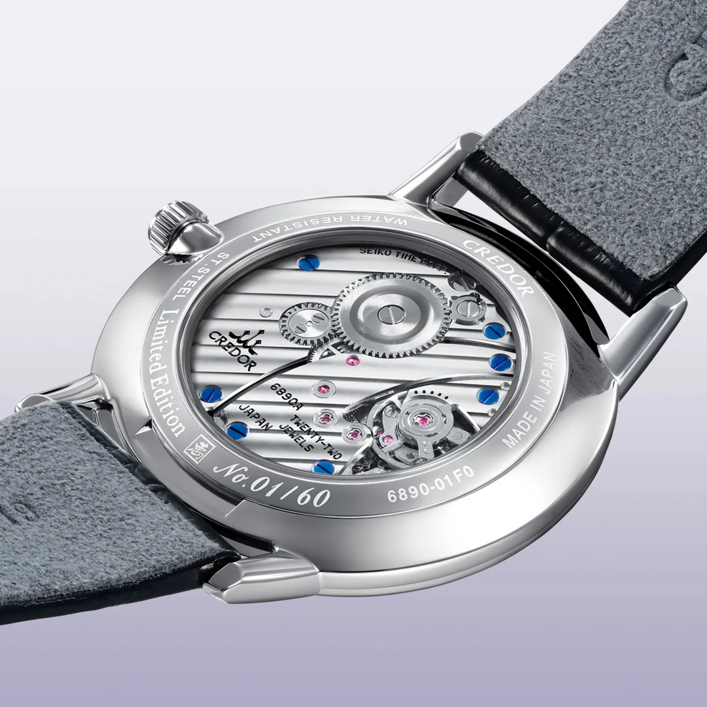 Une pièce maîtresse de 8 mm : Credor intègre de la porcelaine sculptée dans un des montres les plus raffinées 3 Montre Credor Goldfeather