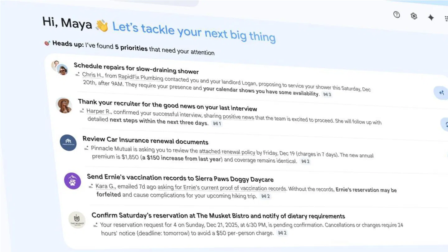 Gmail changera pour toujours grâce à Gemini