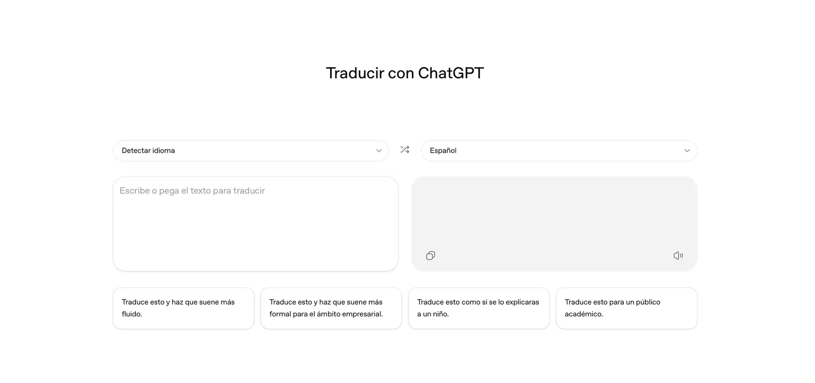 OpenAI a trouvé sa réponse à Google Traduction : découvrez ChatGPT Translate 3 ChatGPT Translate