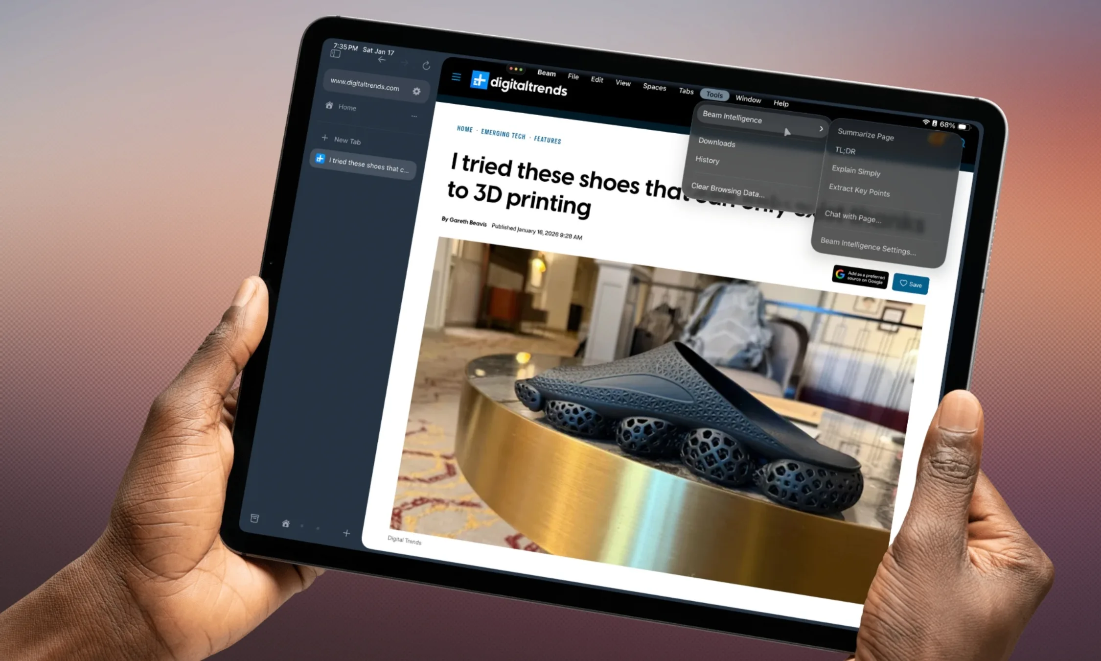 J'ai découvert un navigateur iPad qui offre enfin une expérience semblable à celle d'un ordinateur sur la tablette d'Apple 5 Navigateurs Beam pour iPad.
