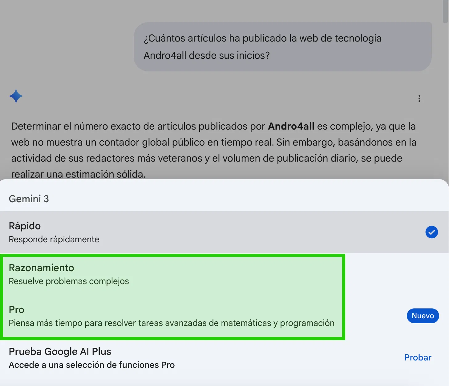 Voici comment optimiser la rapidité des réponses de Gemini à vos questions 4 Modes de Gemini
