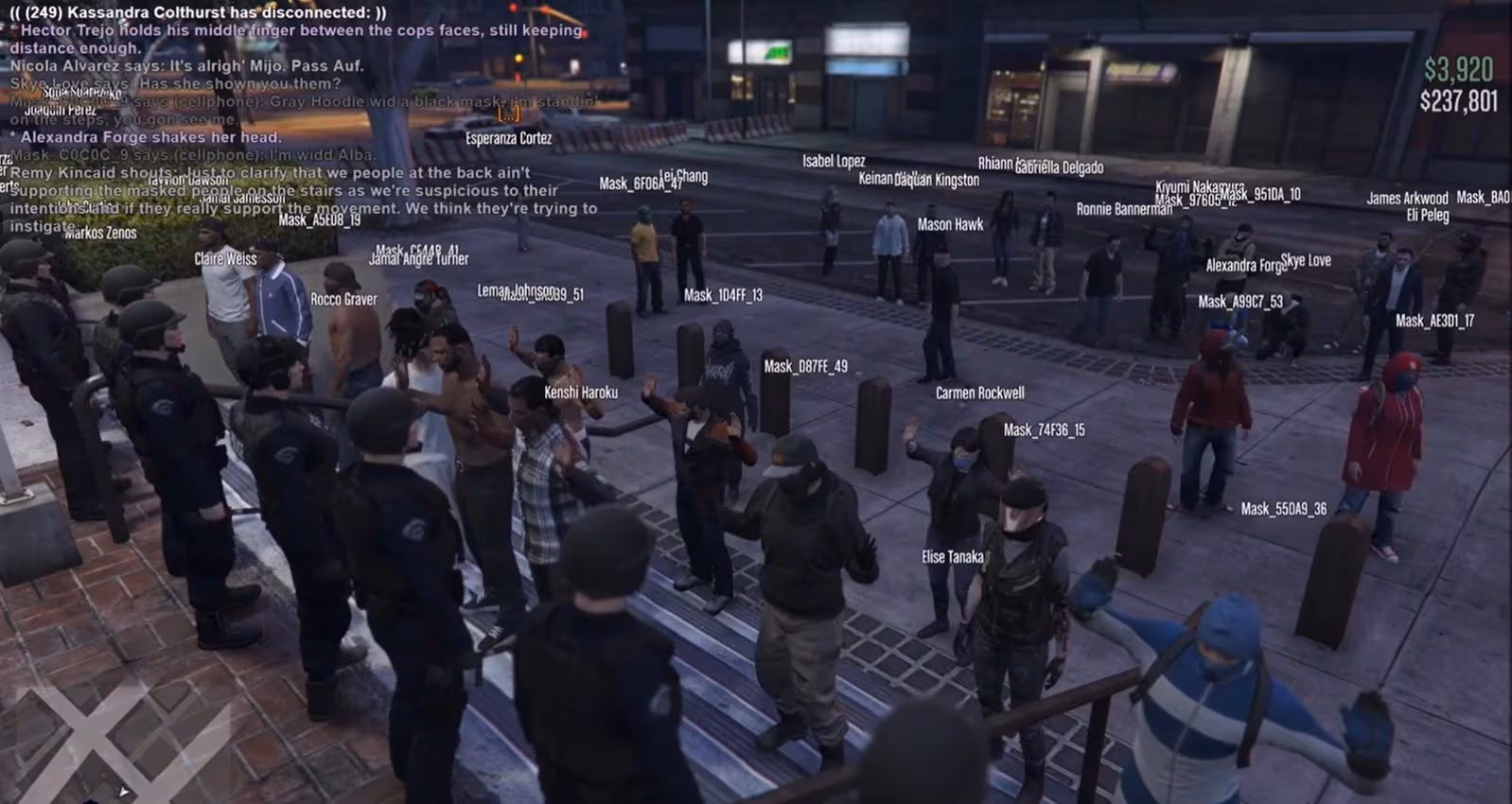 L'assassinat de Charlie Kirk devient la quête d'un jeu vidéo : l'affaire GTA 3 MISSION CHARLIE KIRK DANS GTA | Une scène qui capture les manifestations pacifiques dans GTA V après l'assassinat de George Floyd.