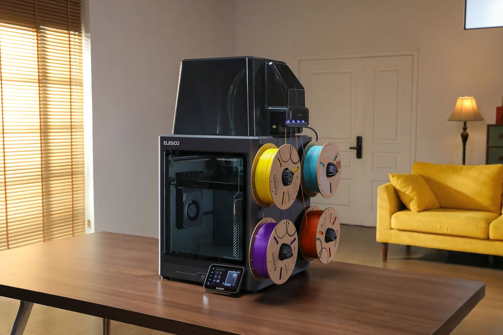 Découvrez la Centauri Carbon 2 Combo d'ELEGOO : l'imprimante 3D idéale pour votre salon ! 3 La nouvelle Centauri Carbon 2 Combo : l'engagement d'ELEGOO pour amener l'impression 3D dans votre salon.