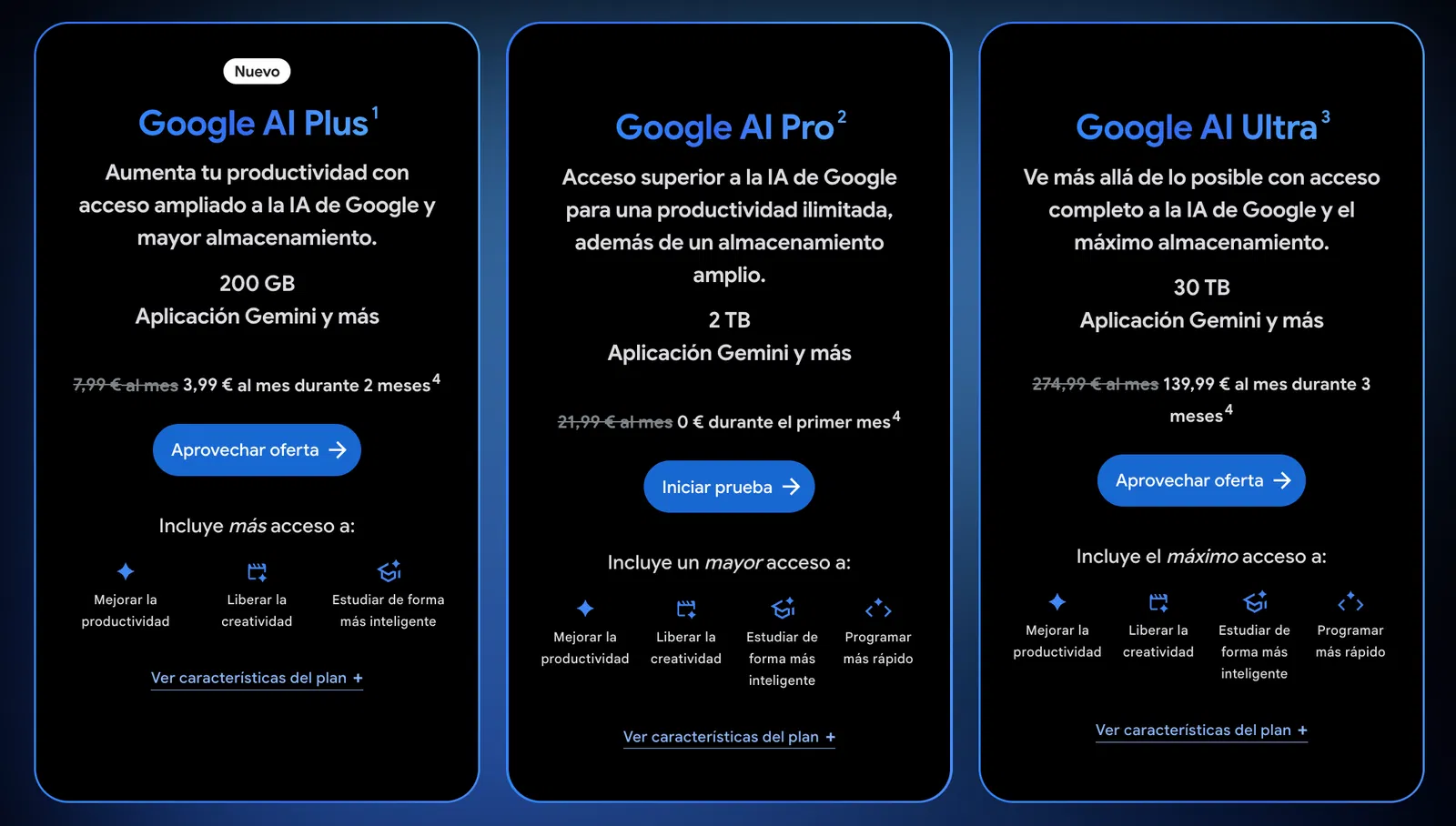 Google Gemini est désormais plus abordable que jamais 3 Plans IA de Google avec stockage dans le cloud