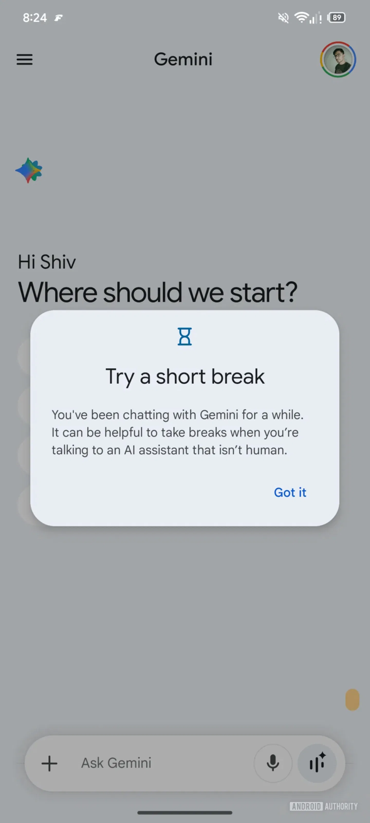 Google veut freiner votre accroche à Gemini avec une stratégie bien pensée 3 Google ne veut pas que vous deveniez trop accro à Gemini, et ils ont une idée pour y parvenir