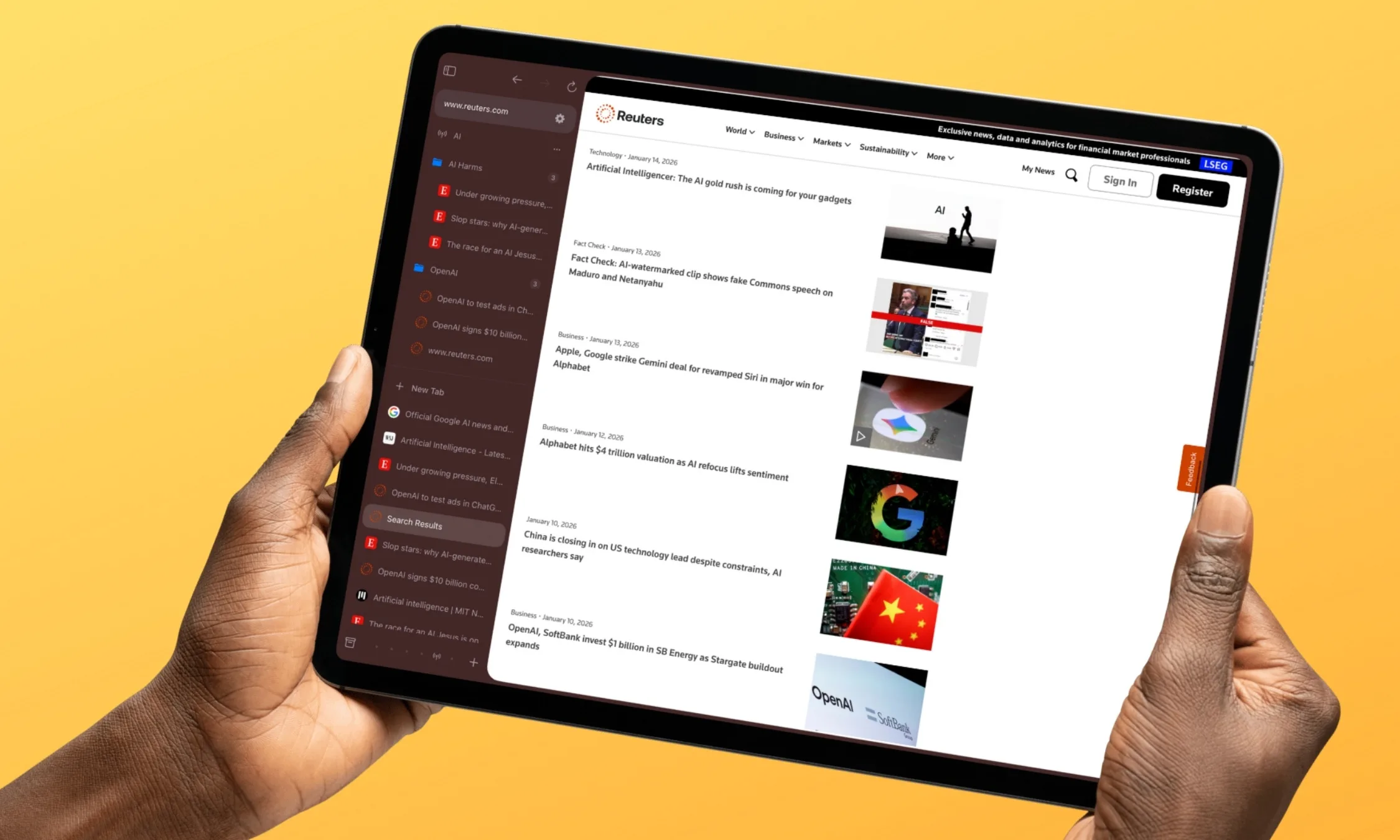 J'ai découvert un navigateur iPad qui offre enfin une expérience semblable à celle d'un ordinateur sur la tablette d'Apple 2 Navigateurs Beam pour iPad.