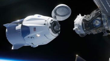 La NASA anticipe le retour de la Station Spatiale Internationale en raison d'un problème de santé 27 La Crew Dragon de SpaceX qui ramènera sur Terre les quatre astronautes de la mission Crew–11 / Crédit : SpaceX