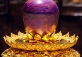 Le plus grand saphir étoilé violet au monde présenté à Colombo, Sri Lanka