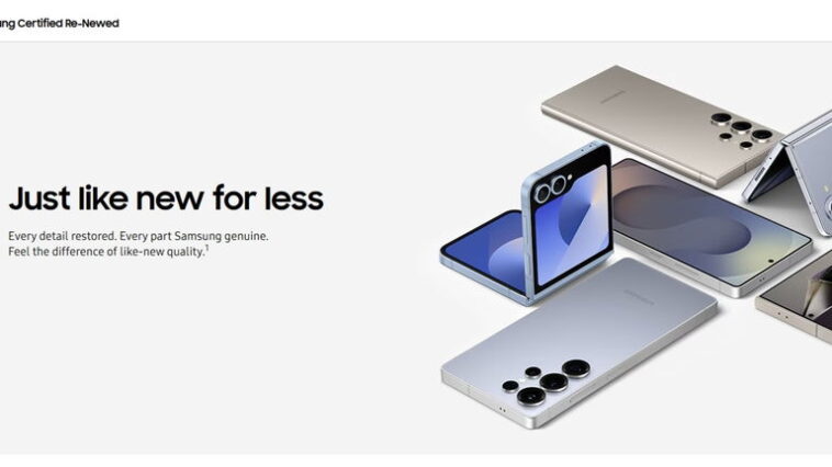 Samsung Certifié Re-Nouvelé : les smartphones Galaxy reconditionnés maintenant disponibles en Europe 1 Samsung Certified Re-Newed : les mobiles Galaxy reconditionnés peuvent également être achetés en Europe