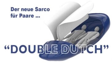 Sarco arrive pour les couples, la capsule du passage à l'acte : l'IA jouera un rôle clé 23 La capsule pour le suicide assisté Double Dutch, une Sarco pour les couples. Crédit : Exit International