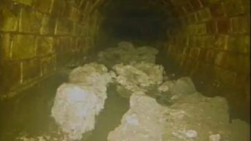 Un impressionnant bloc de graisse de 100 tonnes découvert dans les égouts de Londres : qu'est-ce que ce fatberg ? 26 Le fatberg de 100 tonnes trouvé dans le quartier Whitechapel à Londres. Crédit : Thames Water