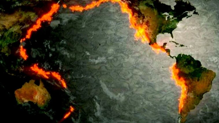 Une dynamique des profondeurs de la Terre influence le climat mondial bien plus que nous l'imaginons 1 Illustration de la Ceinture de Feu du Pacifique / Crédit : Meteorologiaenred