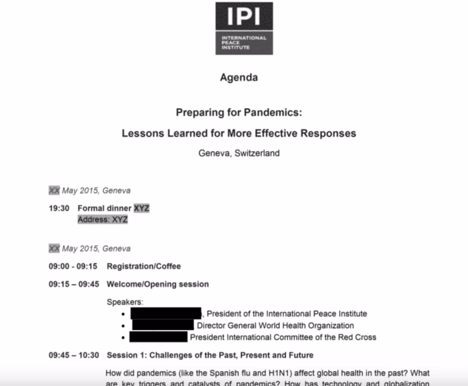 Bill Gates et le plan pour les pandémies dans les dossiers Epstein : pourquoi la théorie du complot s'effondre 4 Estratto del documento presente nei file Epstein.