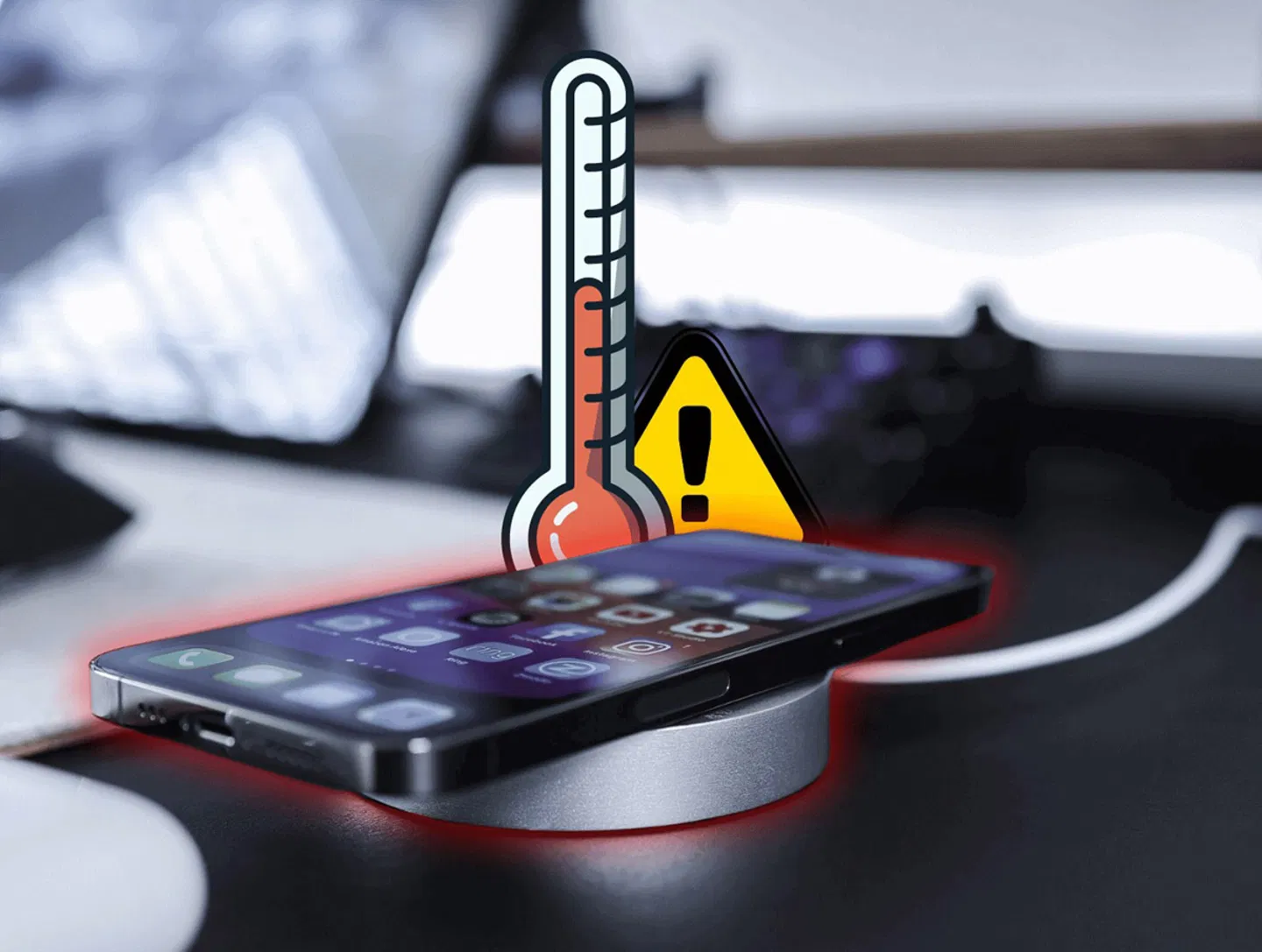 Est-il vrai que la charge sans fil génère plus de chaleur