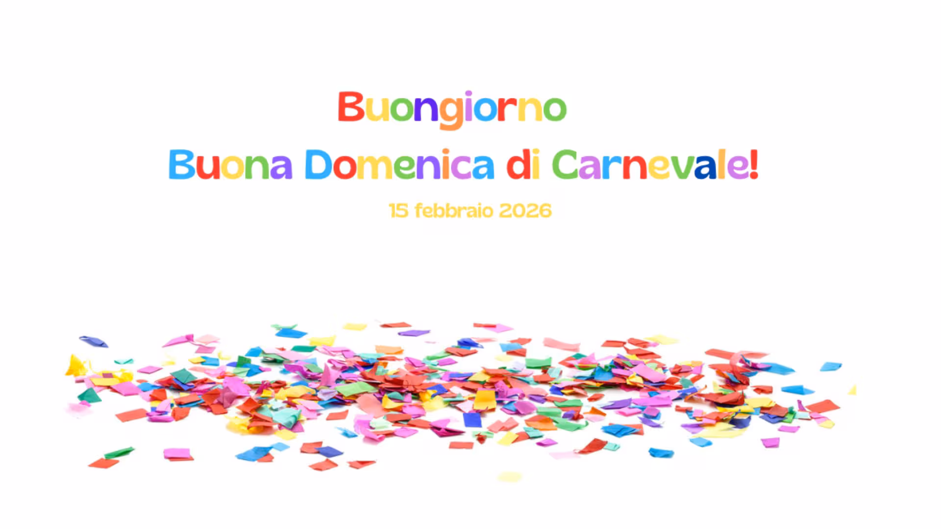 Jolie Dimanche de Carnaval 2026, images et gifs amusants de bon matin à envoyer le 15 février 7 Image