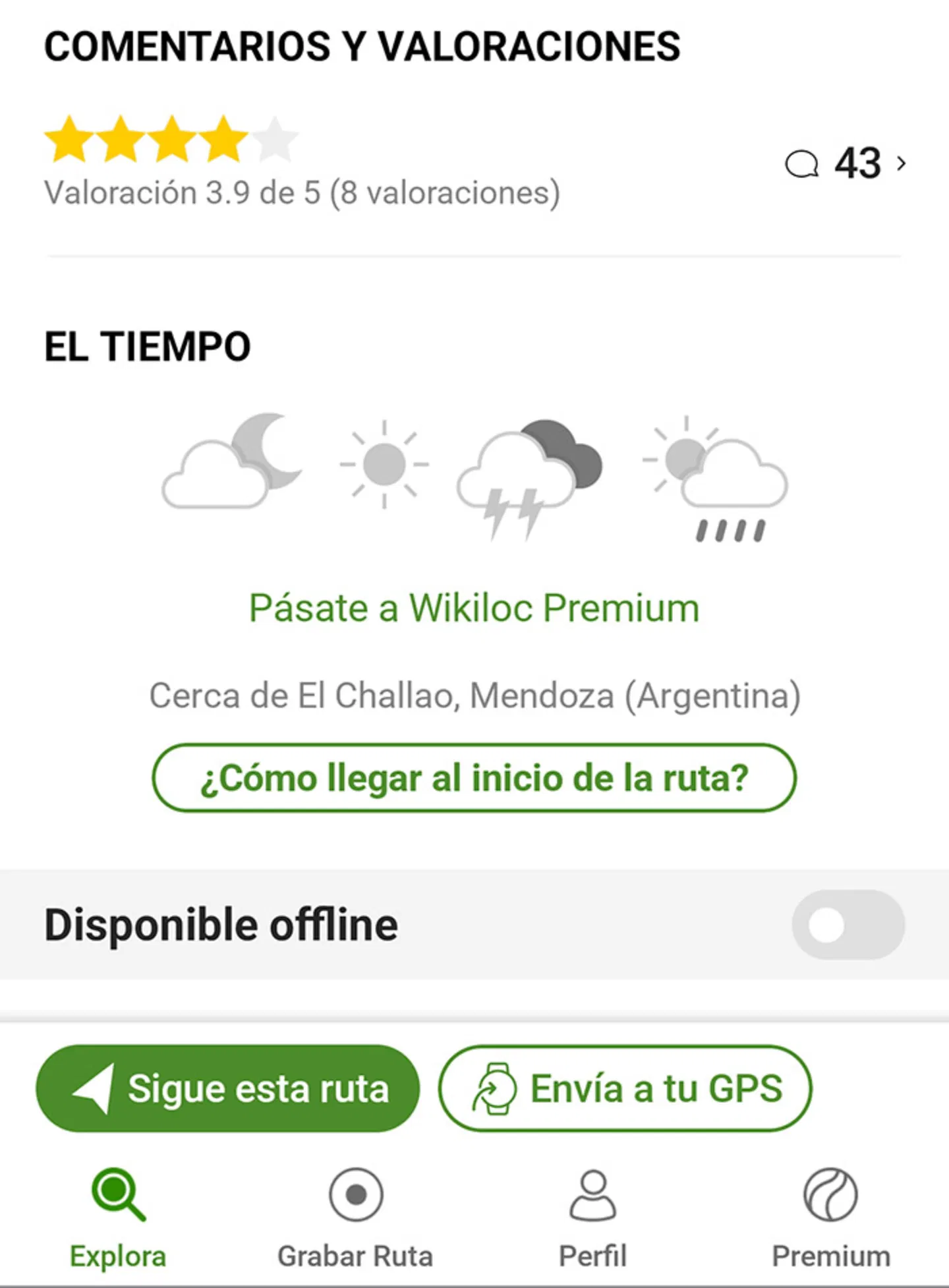 Téléchargez l'itinéraire Wikiloc