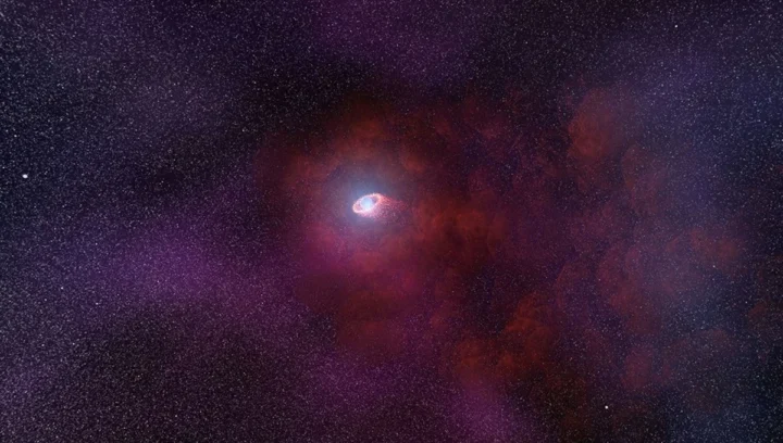Illustration Pulsar dans la Voie lactée.